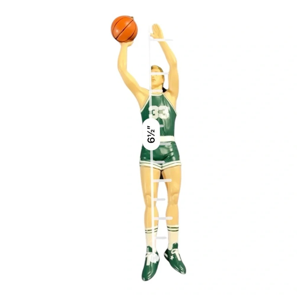 1996 Hallmark Keepsake Hoop Stars Ornament NBA Celtics Larry Bird NIB Card Incl.